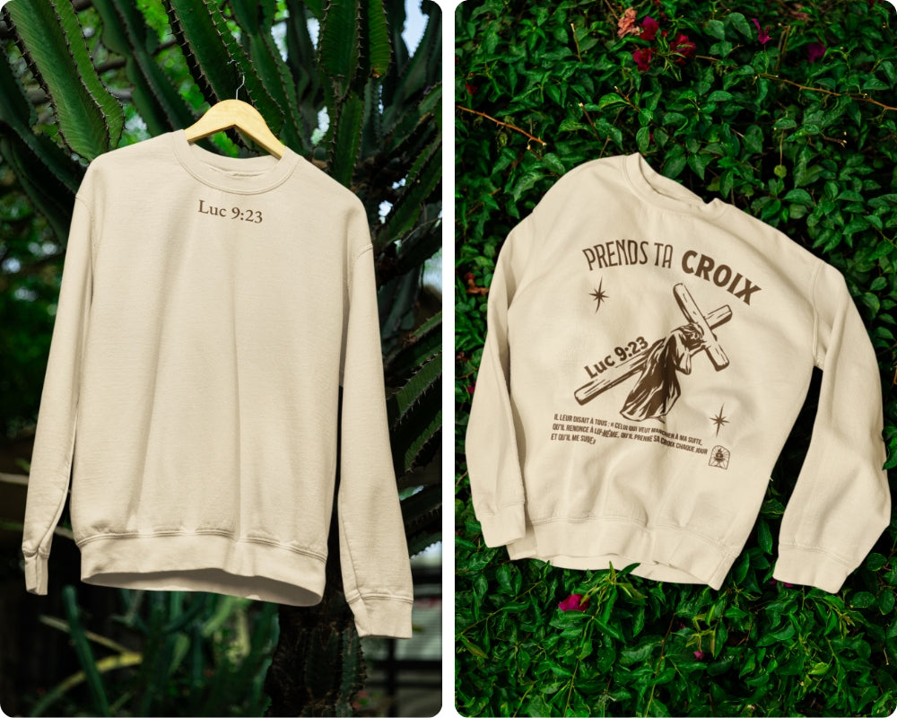 Sweatshirt Luc 9:23 Le 14e Apôtre