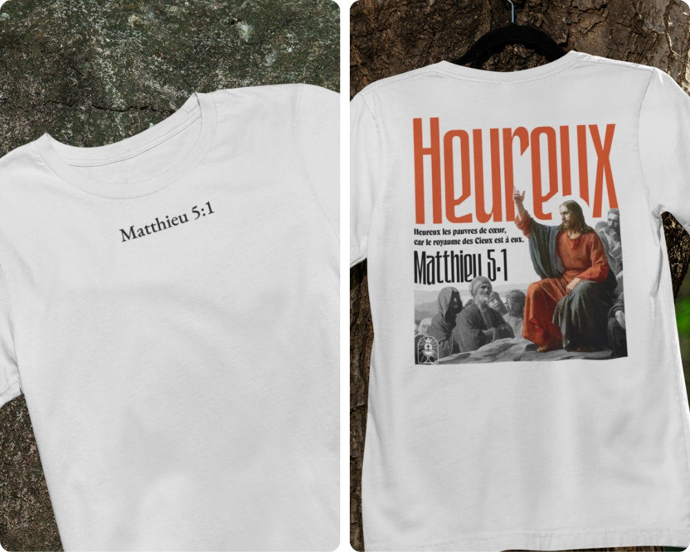 T-shirt Matthieu 5:1 Le 14e Apôtre