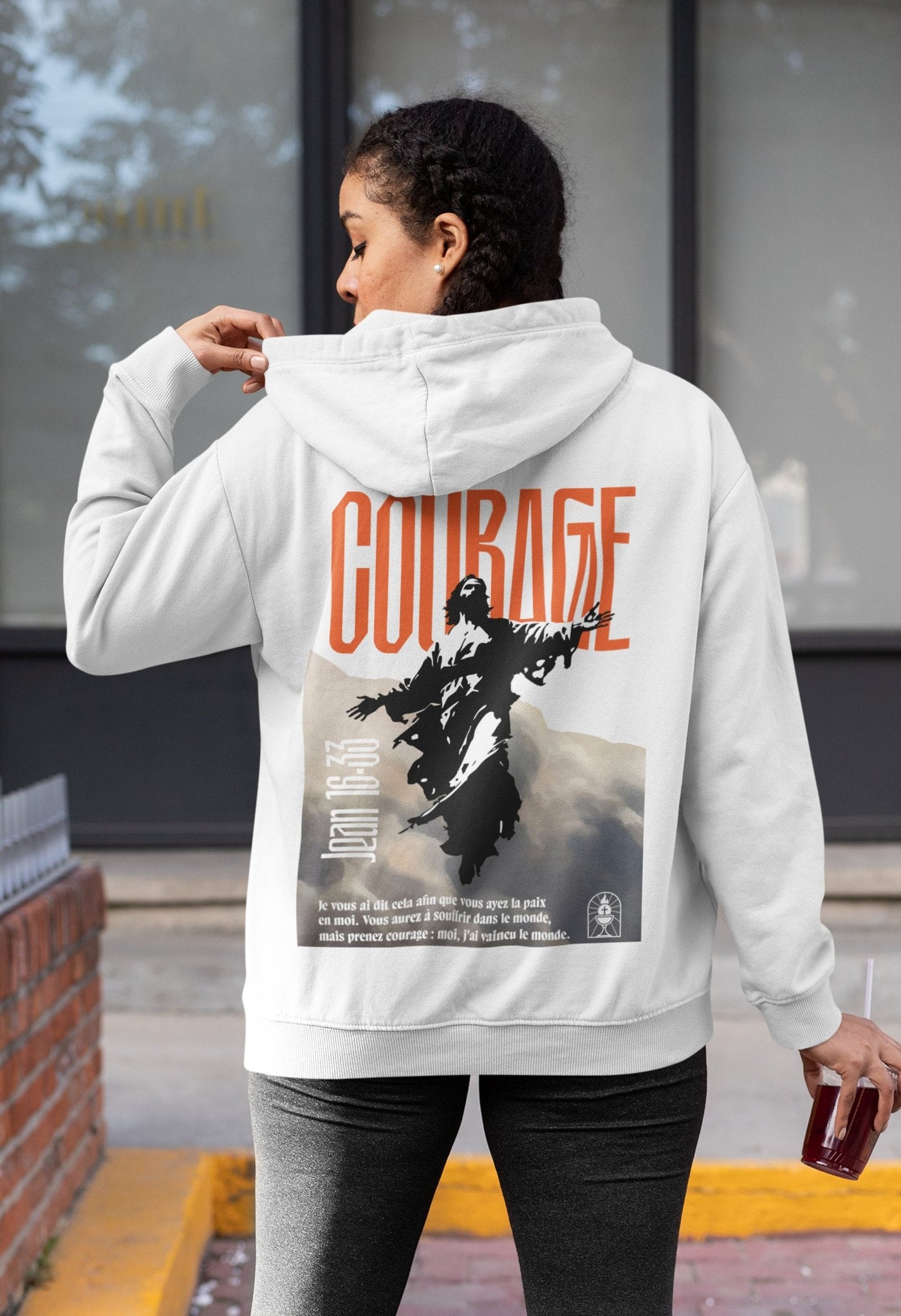 Hoodie Jean 16:33 Le 14e Apôtre