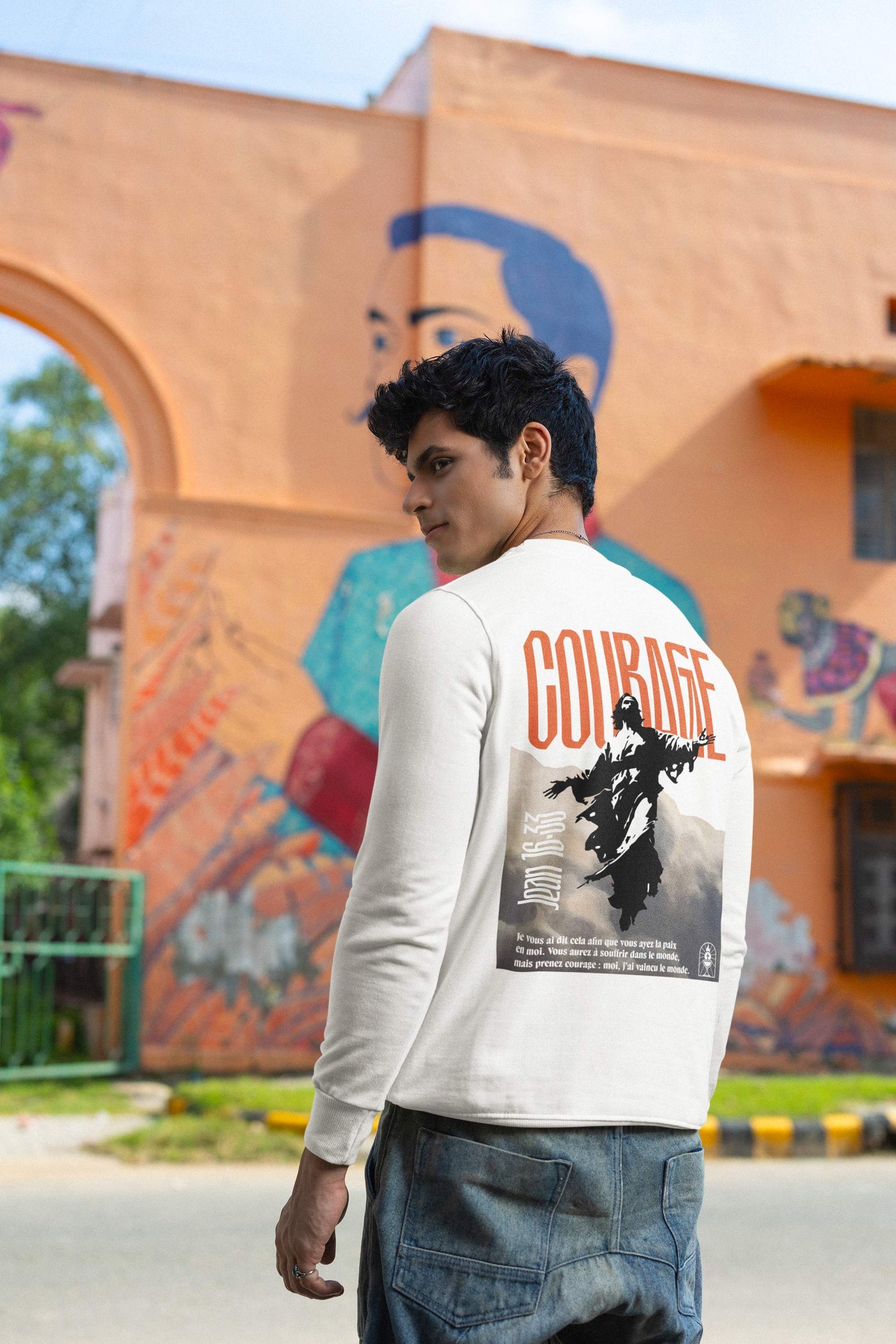 Sweatshirt Jean 16:33 Le 14e Apôtre