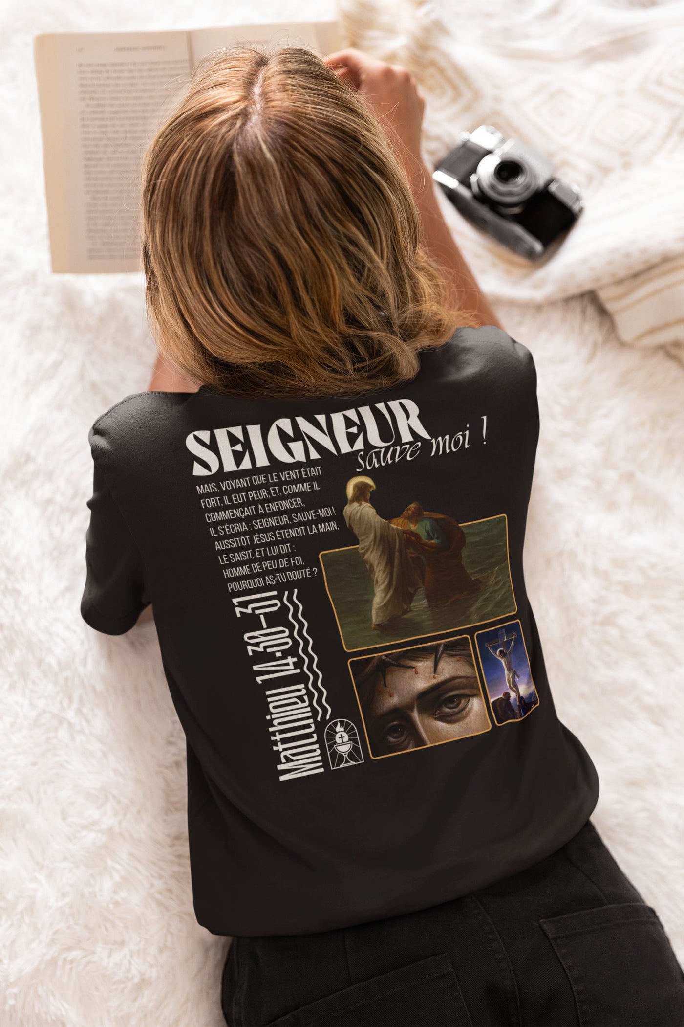 T-shirt Matthieu 14:30-31 Le 14e Apôtre