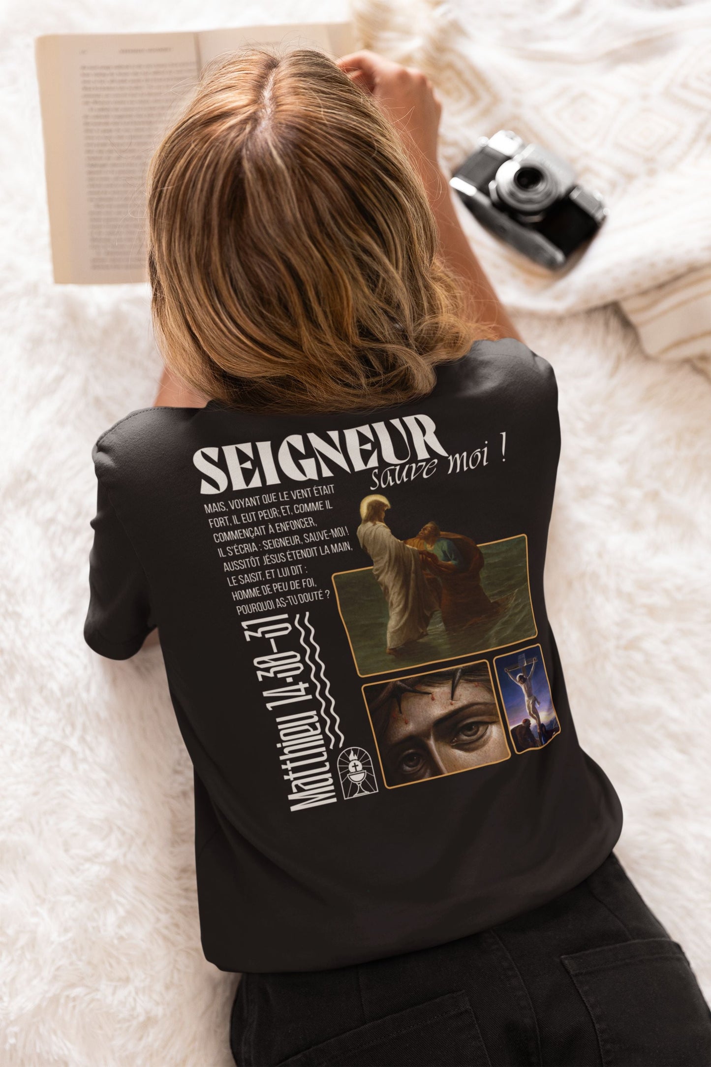 T-shirt Matthieu 14:30-31 Le 14e Apôtre