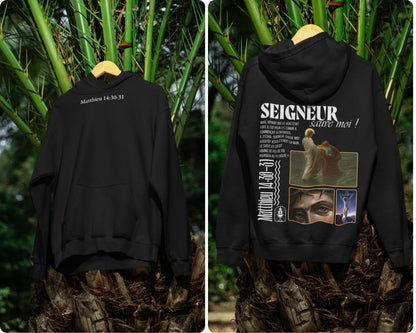 Hoodie Matthieu 14:30-31 Le 14e Apôtre