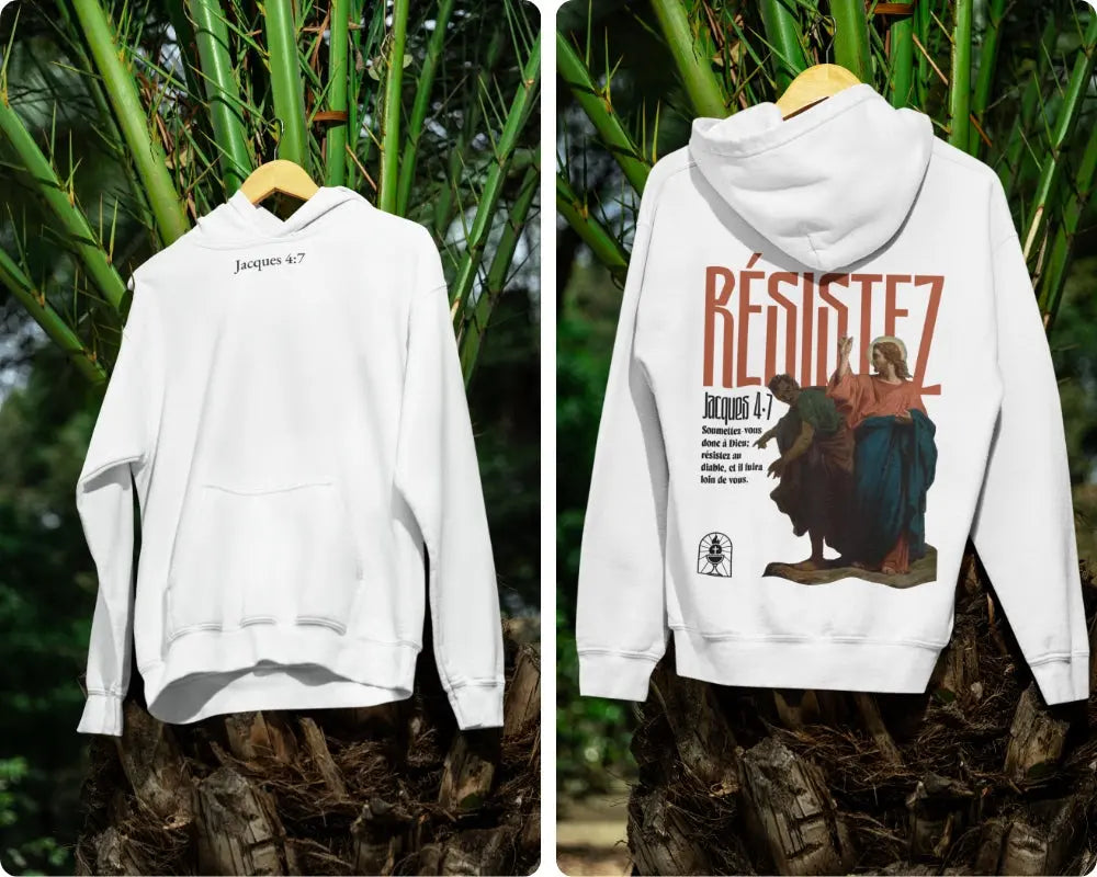 Hoodie Jacques 4:7 Le 14e Apôtre