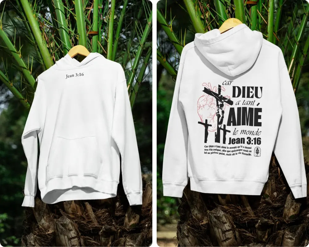Hoodie Jean 3:16 Le 14e Apôtre
