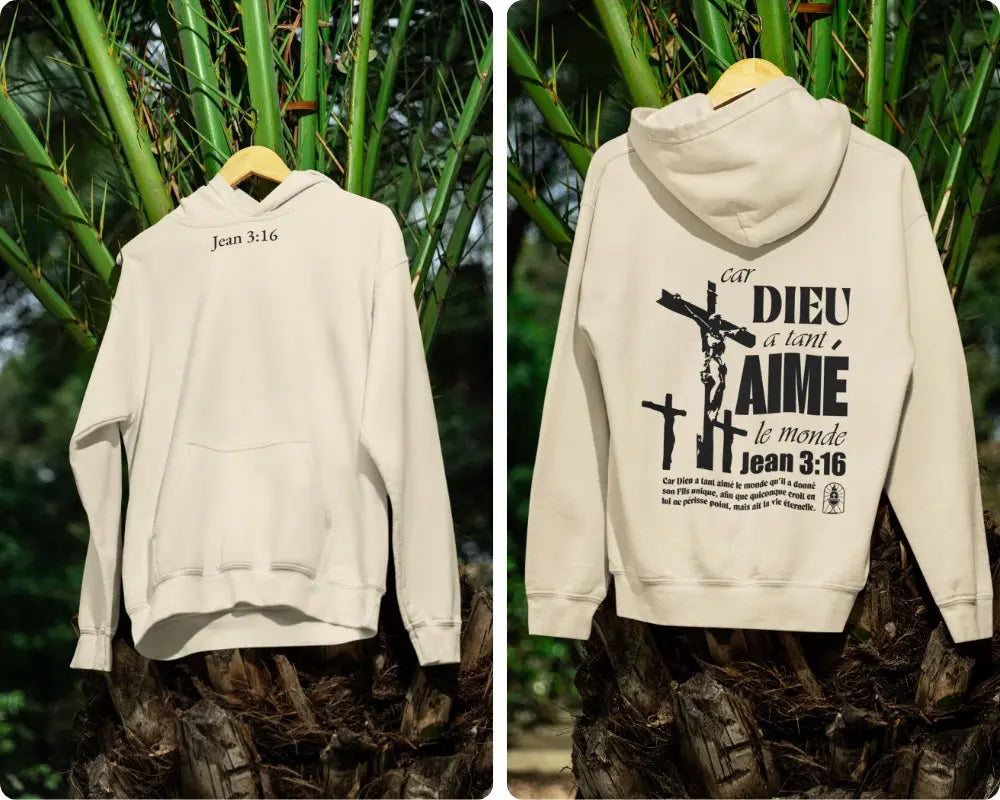 Hoodie Jean 3:16 Le 14e Apôtre