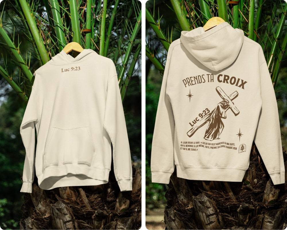 Hoodie Luc 9:23 Le 14e Apôtre