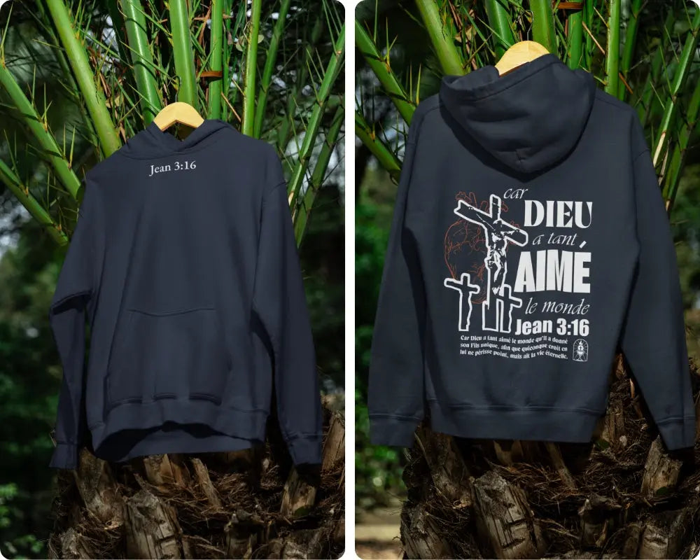Hoodie Jean 3:16 Le 14e Apôtre
