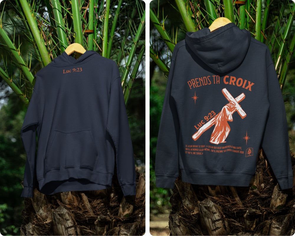 Hoodie Luc 9:23 Le 14e Apôtre