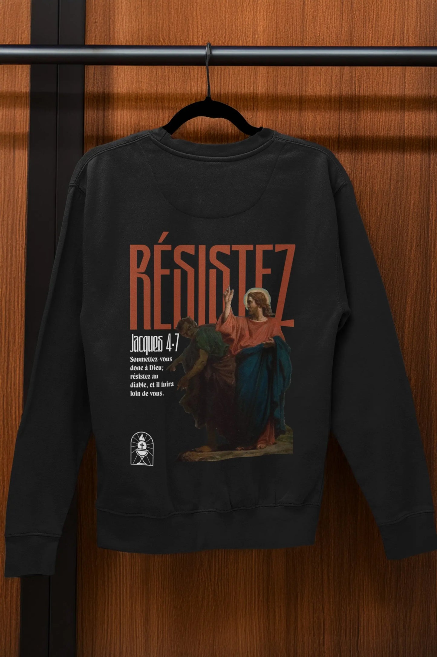 Sweatshirt Jacques 4:7 Le 14e Apôtre