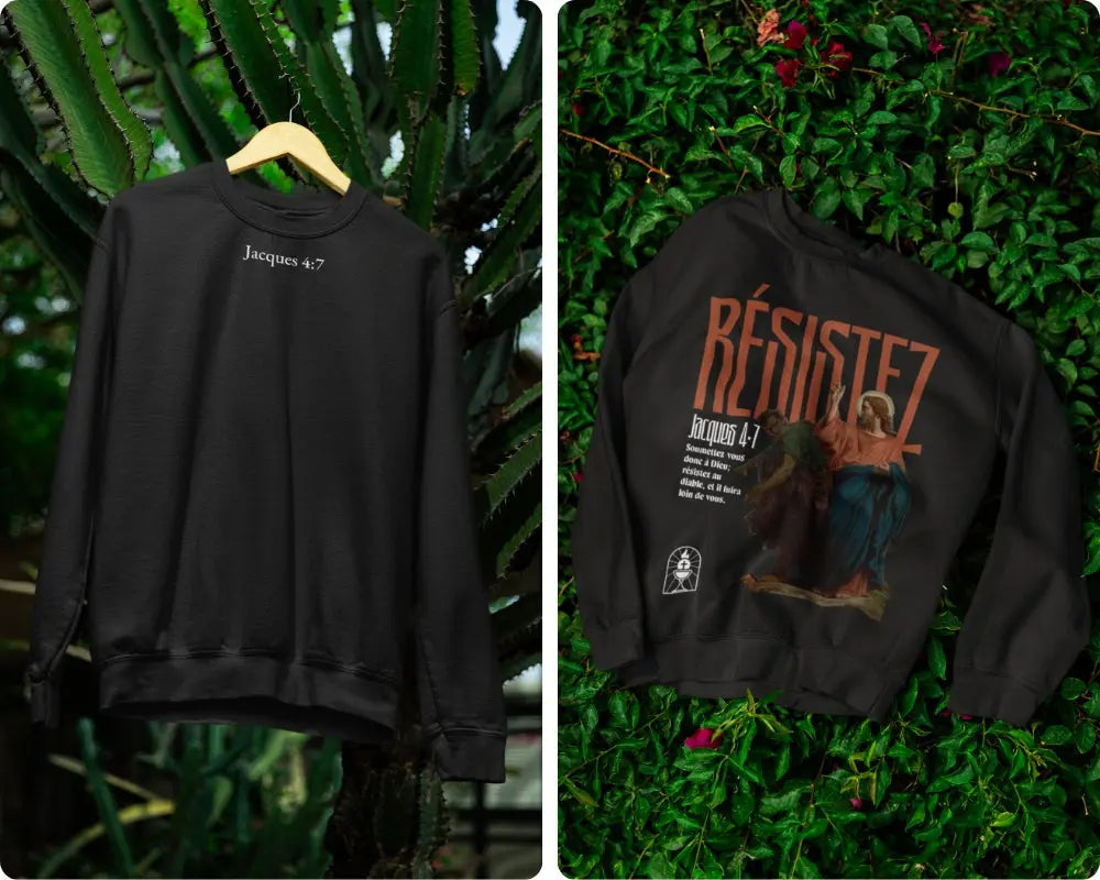 Sweatshirt Jacques 4:7 Le 14e Apôtre