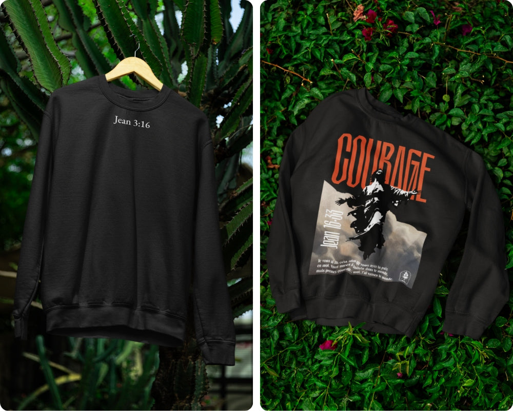 Sweatshirt Jean 16:33 Le 14e Apôtre