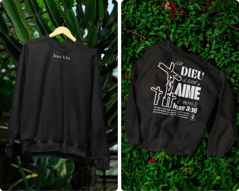 Sweatshirt Jean 3:16 Le 14e Apôtre