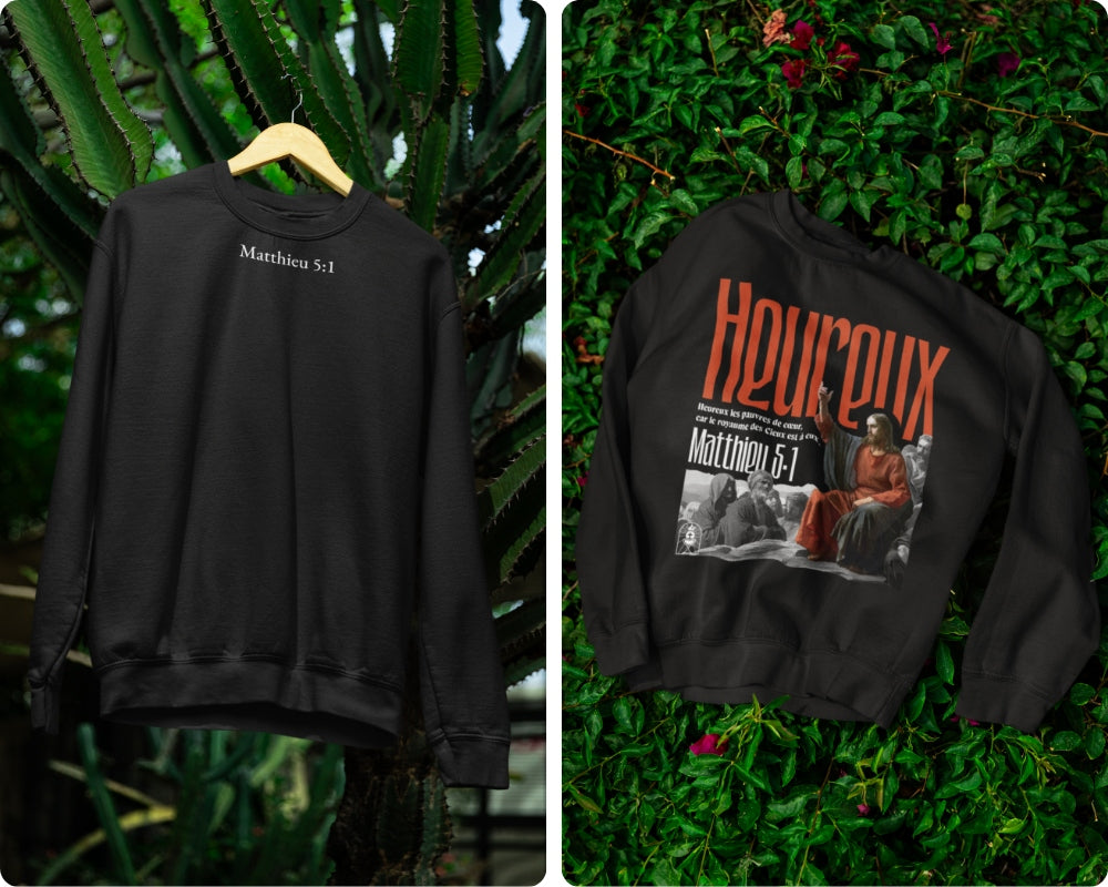 Sweatshirt Matthieu 5:1 Le 14e Apôtre