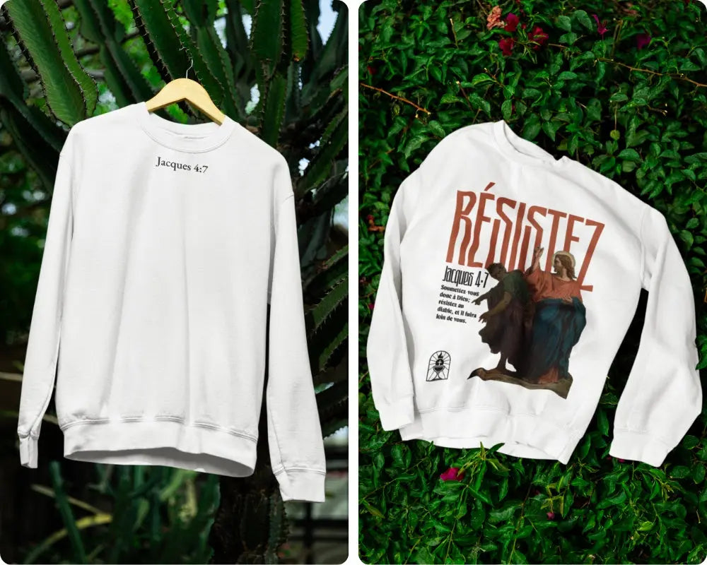 Sweatshirt Jacques 4:7 Le 14e Apôtre
