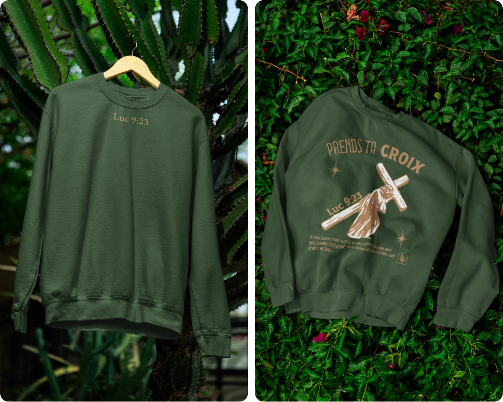 Sweatshirt Luc 9:23 Le 14e Apôtre