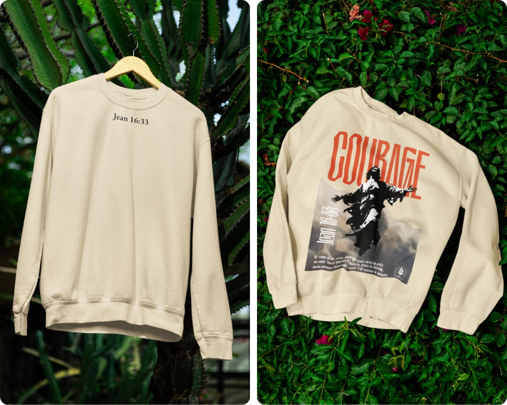 Sweatshirt Jean 16:33 Le 14e Apôtre