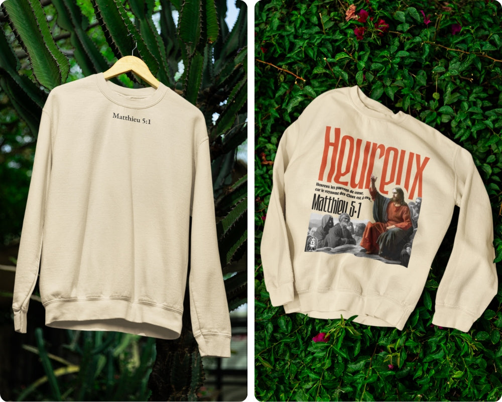 Sweatshirt Matthieu 5:1 Le 14e Apôtre