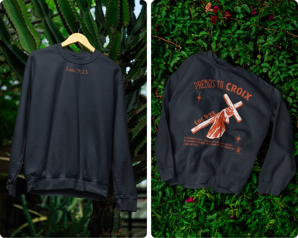 Sweatshirt Luc 9:23 Le 14e Apôtre