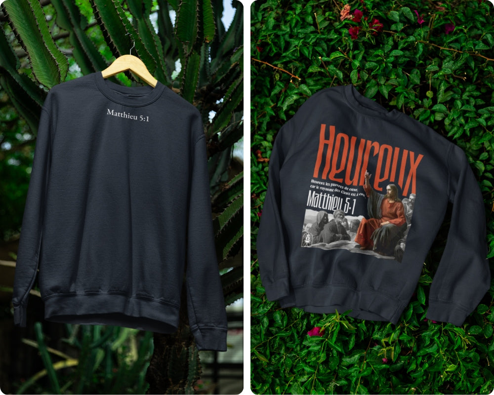 Sweatshirt Matthieu 5:1 Le 14e Apôtre