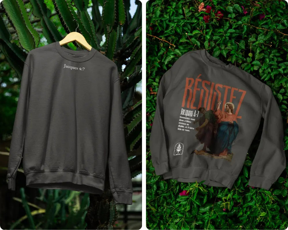 Sweatshirt Jacques 4:7 Le 14e Apôtre