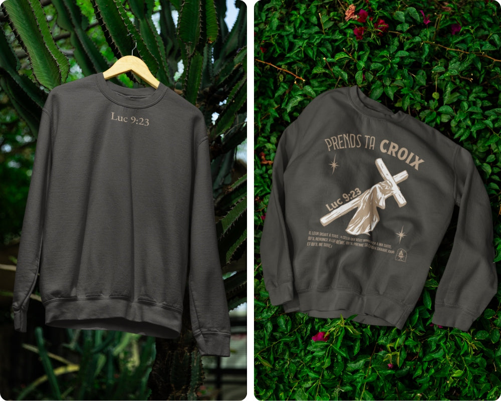 Sweatshirt Luc 9:23 Le 14e Apôtre