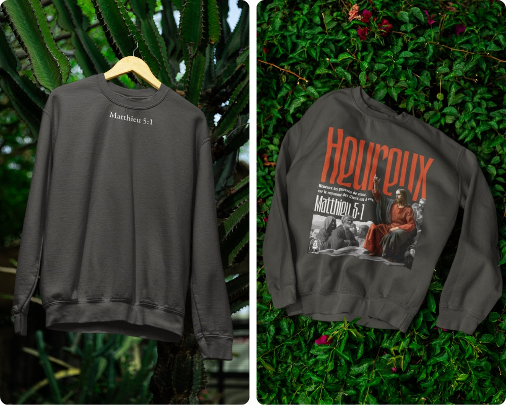 Sweatshirt Matthieu 5:1 Le 14e Apôtre