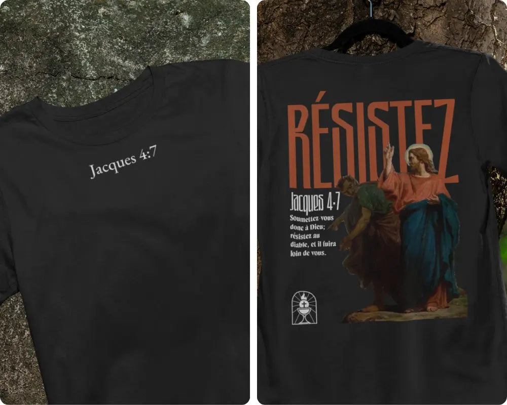 T-shirt Jacques 4:7 Le 14e Apôtre