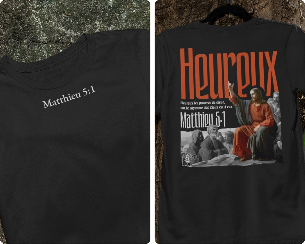 T-shirt Matthieu 5:1 Le 14e Apôtre
