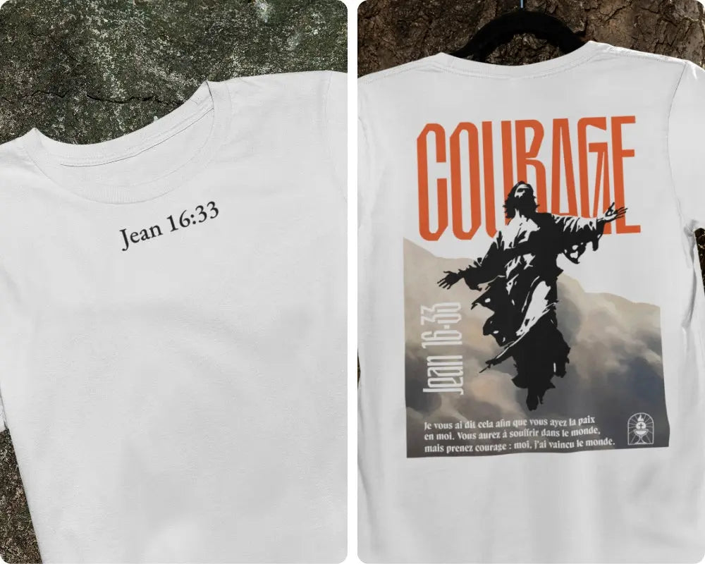 T-SHIRT Jean 16:33 Le 14e Apôtre