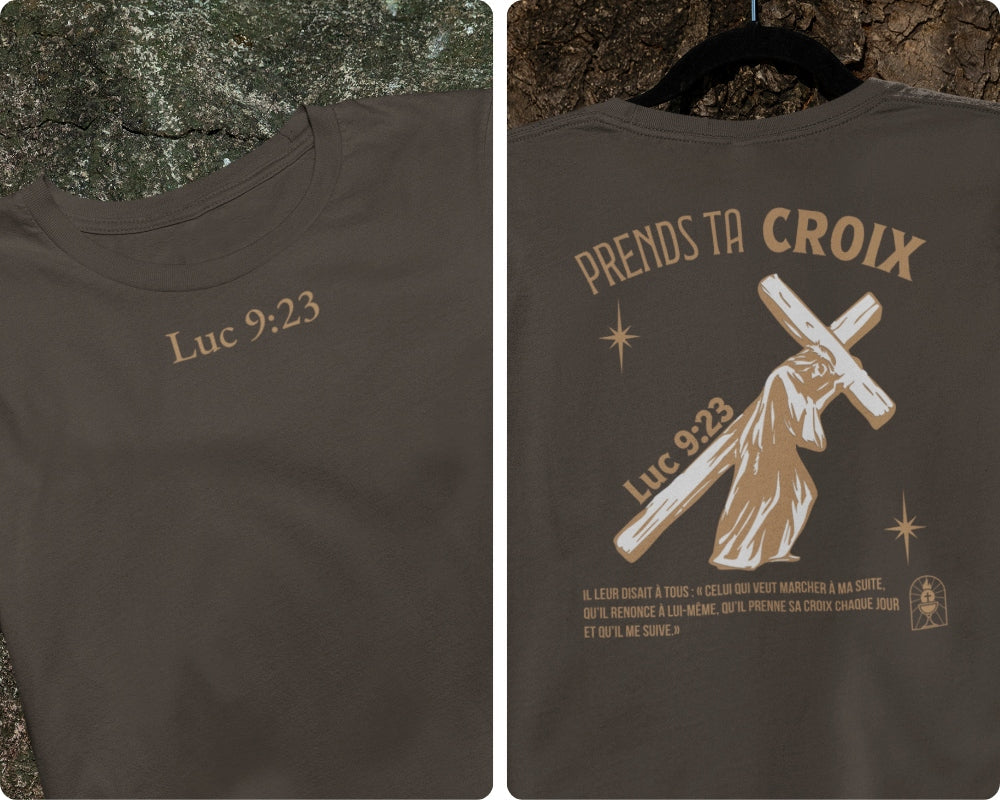 T-shirt Luc 9:23 Le 14e Apôtre