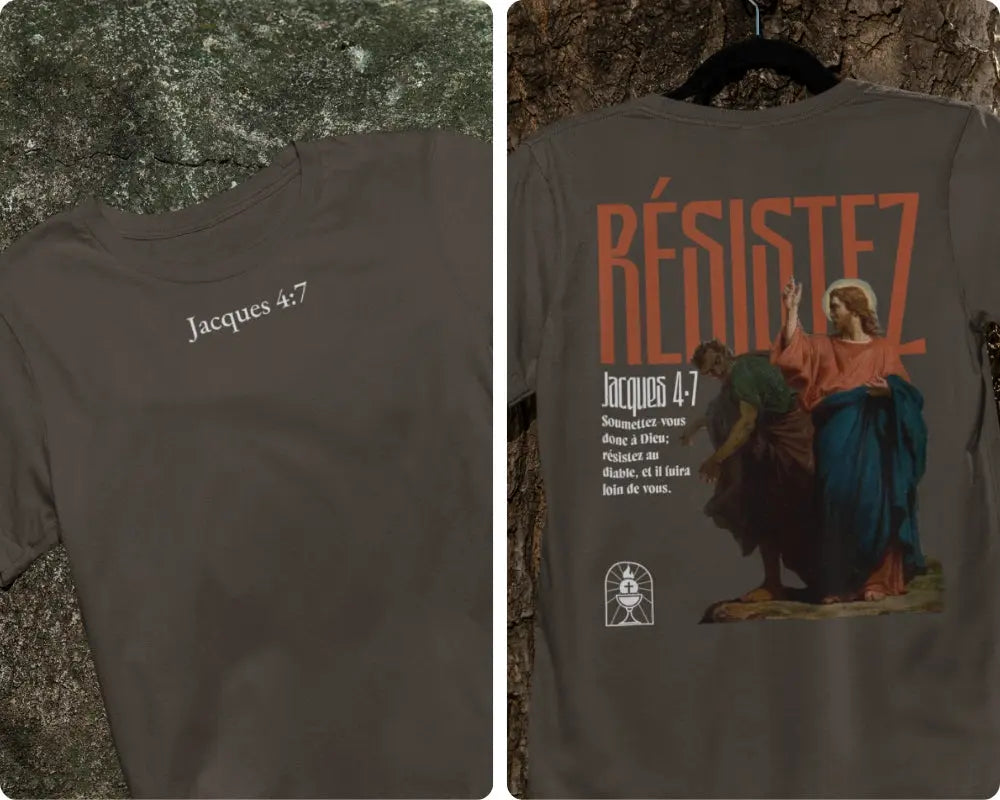 T-shirt Jacques 4:7 Le 14e Apôtre