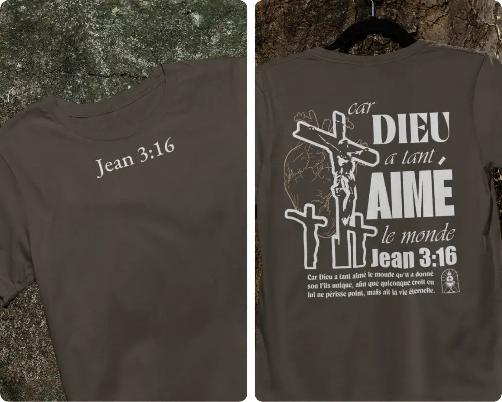 T-SHIRT Jean 3:16 Le 14e Apôtre