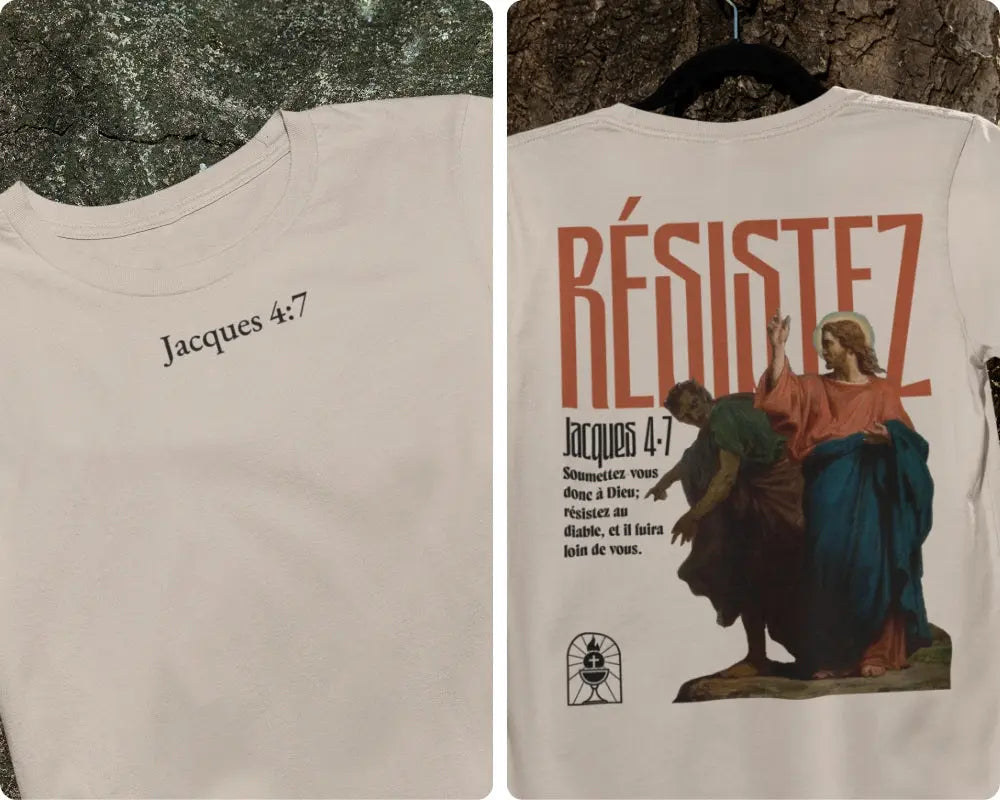 T-shirt Jacques 4:7 Le 14e Apôtre