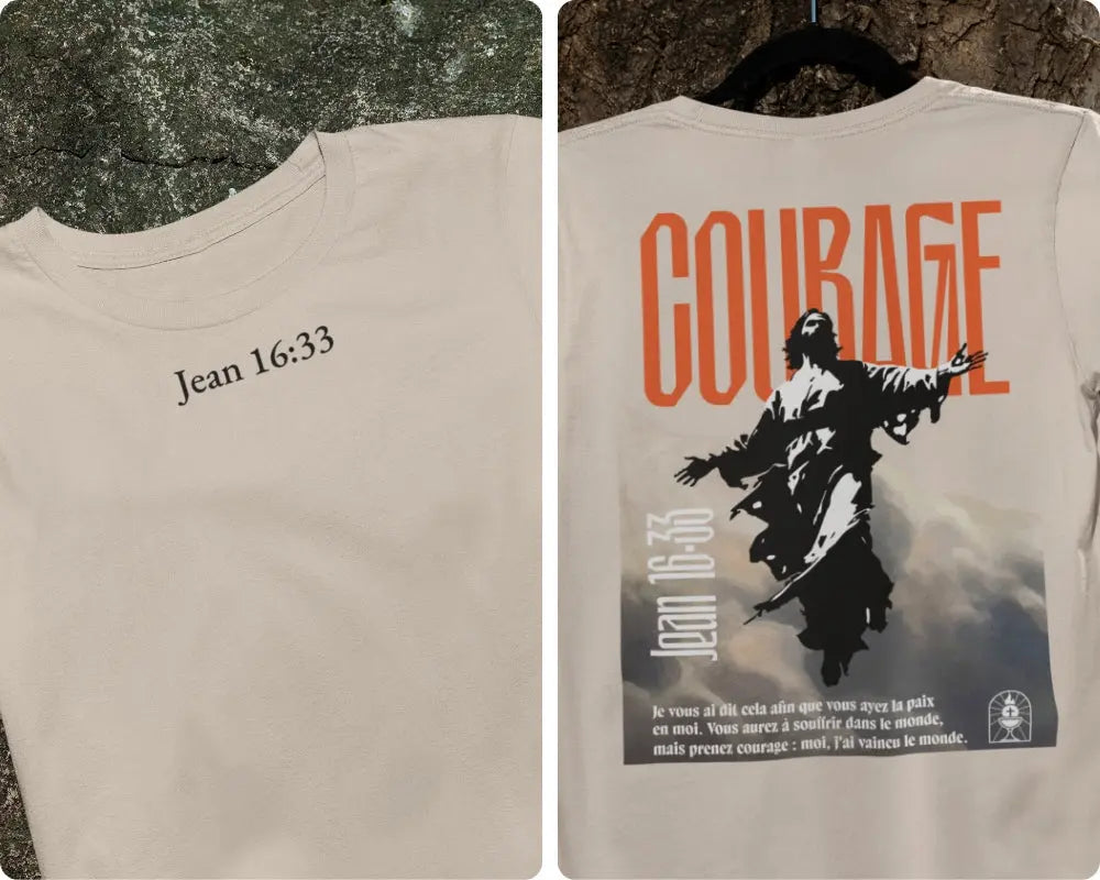 T-SHIRT Jean 16:33 Le 14e Apôtre