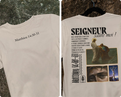 T-shirt Matthieu 14:30-31 Le 14e Apôtre