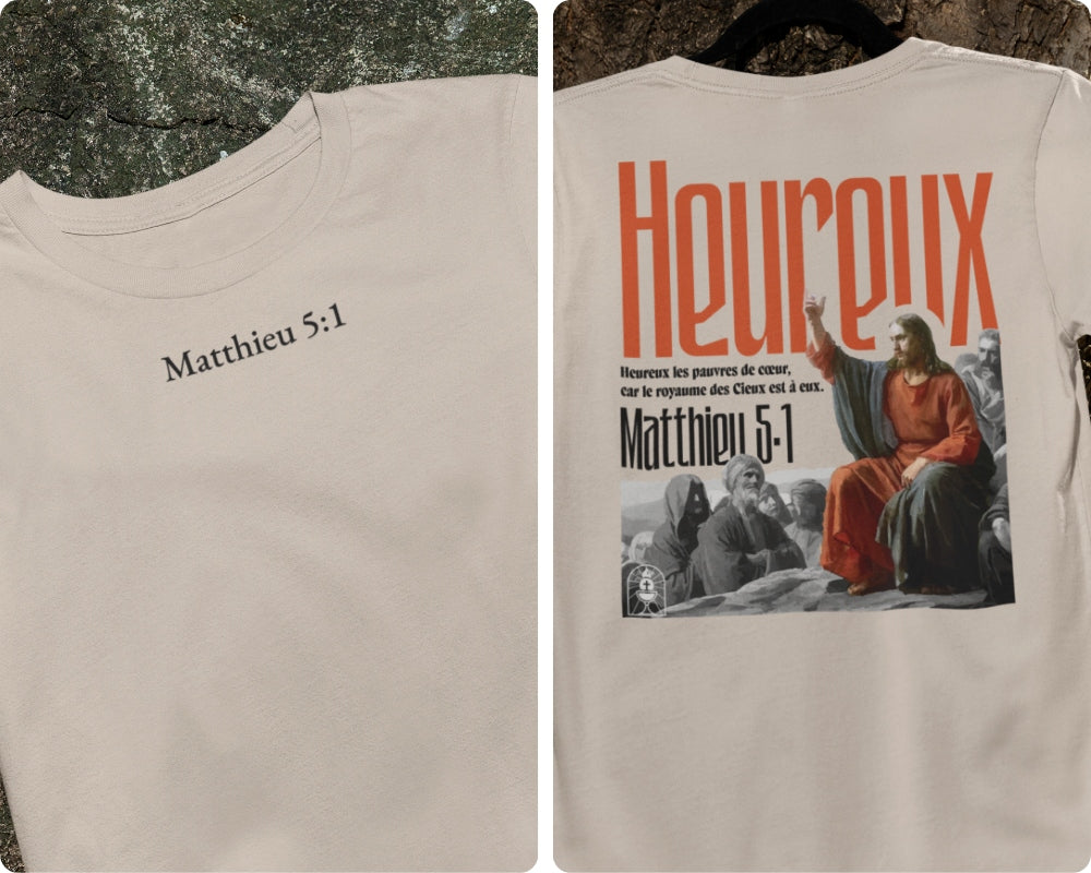 T-shirt Matthieu 5:1 Le 14e Apôtre
