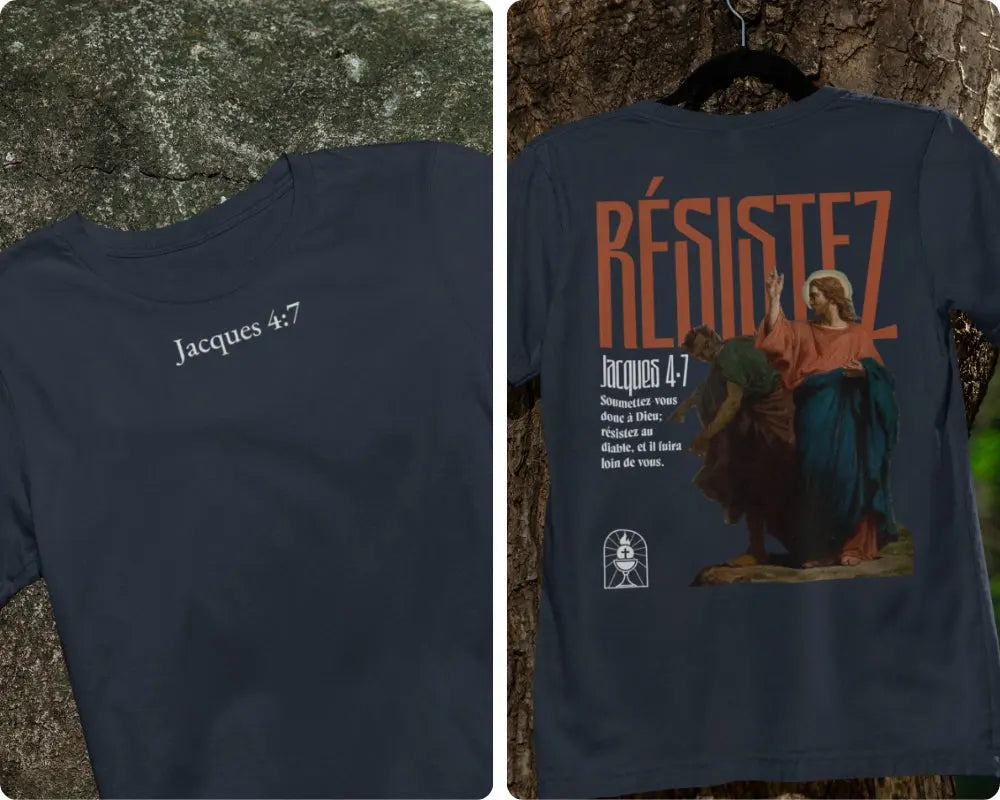 T-shirt Jacques 4:7 Le 14e Apôtre