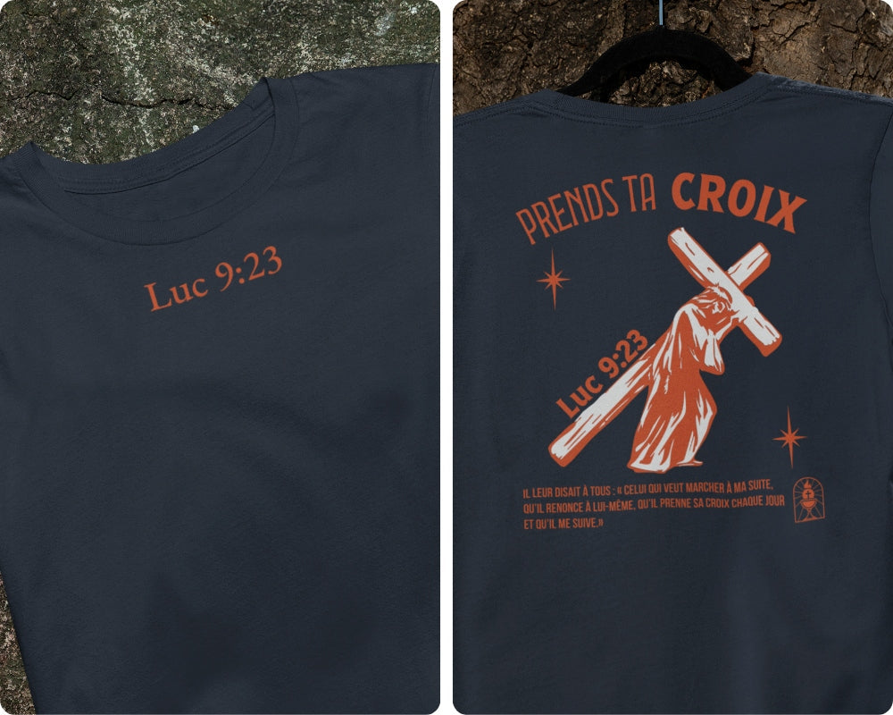 T-shirt Luc 9:23 Le 14e Apôtre