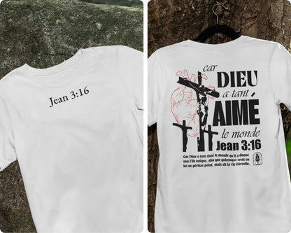 T-SHIRT Jean 3:16 Le 14e Apôtre
